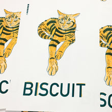 Load image into Gallery viewer, Biscuit, A3 Risograph print, ei8htycats