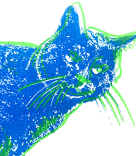 Load image into Gallery viewer, Russian Blue Pop Art, Face